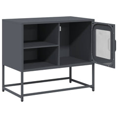vidaXL TV Cabinet Anthracite 68x39x60.5 cm Steel 6