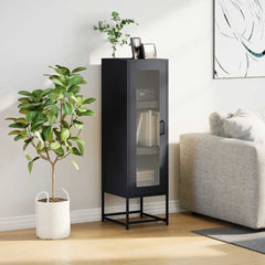 vidaXL Highboard Anthracite 36x39x123 cm Cold-rolled Steel 3