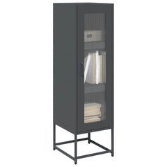 vidaXL Highboard Anthracite 36x39x123 cm Cold-rolled Steel 1