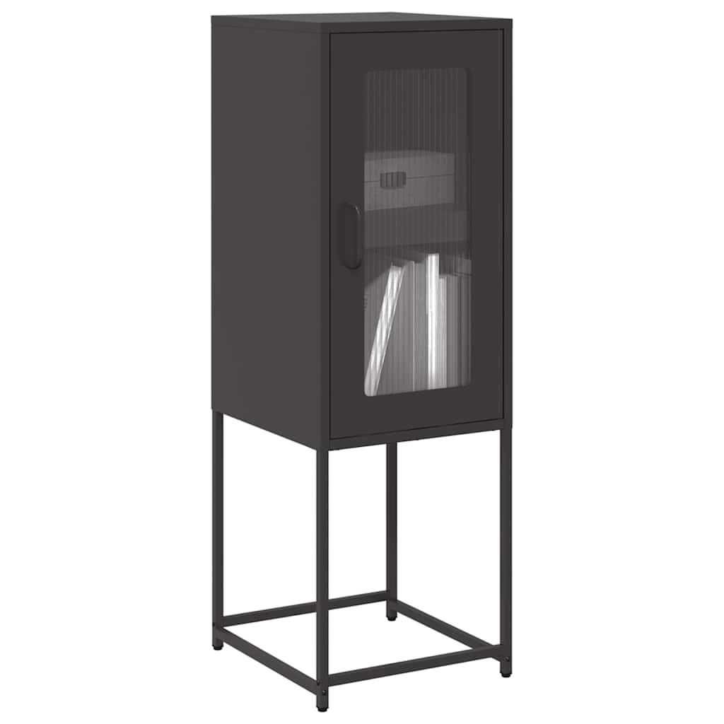 Sideboard 36x39x107 cm Cold-rolled Steel Black