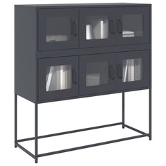 vidaXL Sideboard 100.5x39x107 cm Cold-rolled Steel