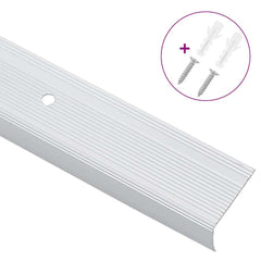 vidaXL Stair Nosings 30 pcs Silver 67 x 3 x 2 cm Aluminium 3