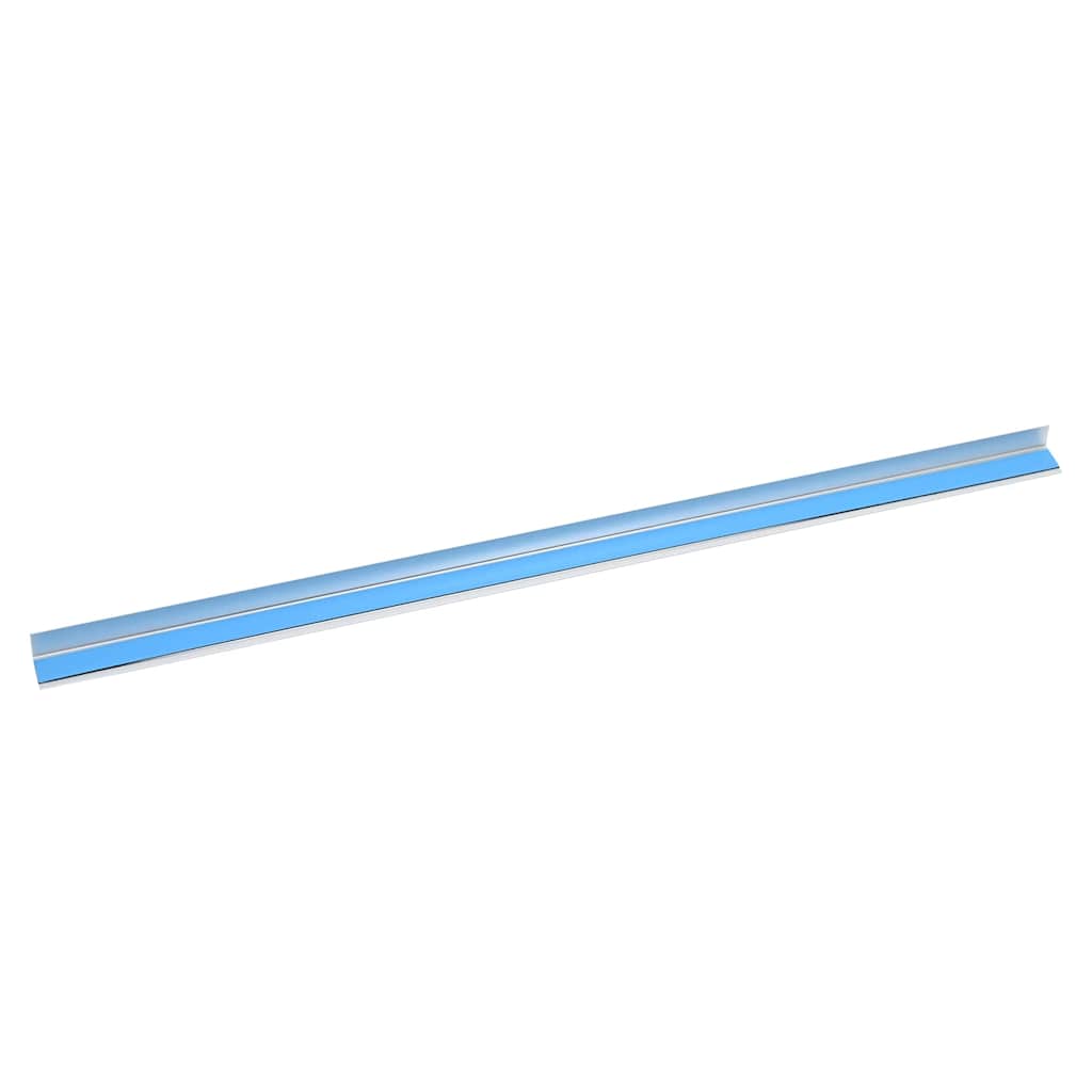 vidaXL Stair Nosings 30 pcs Silver 67 x 3.5 x 3 cm Aluminium 4