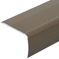 vidaXL Stair Nosings 30 pcs Brown 67 x 3 x 2 cm Aluminium 6