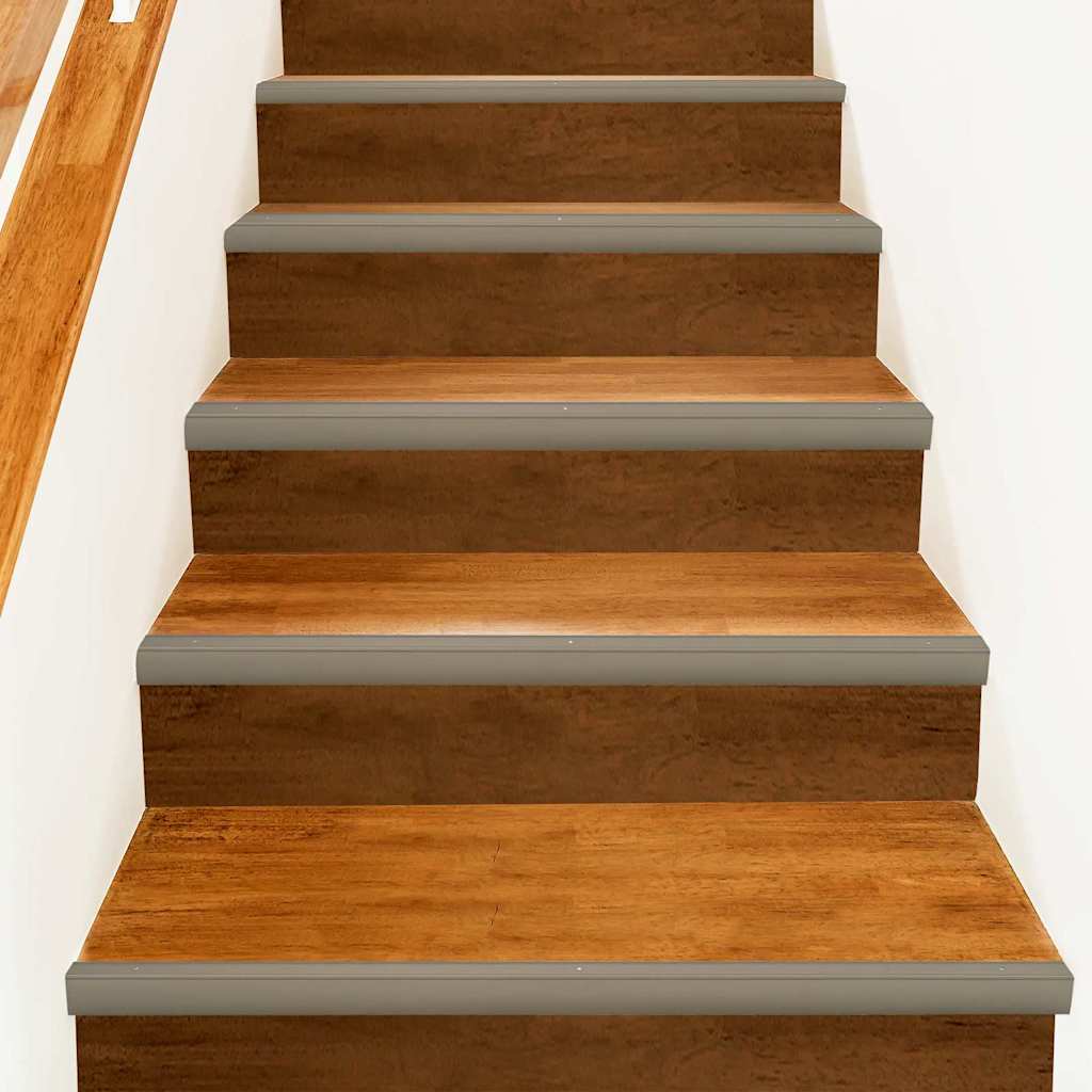 vidaXL Stair Nosings 30 pcs Champagne 67 x 3 x 2 cm Aluminium 1