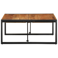 vidaXL Coffee Table 80x80x35 cm Solid Wood Acacia 3