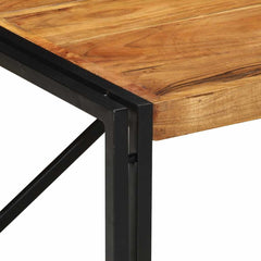 vidaXL Coffee Table 80x80x35 cm Solid Wood Acacia 5
