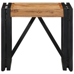 vidaXL Coffee Table 40x40x35 cm Solid Wood Acacia 2