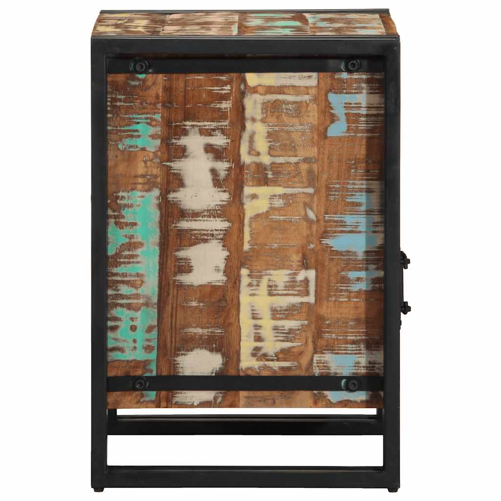 vidaXL Bedside Cabinet 40x40x59 cm Solid Wood Reclaimed 4