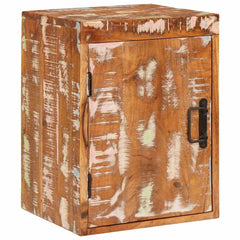 vidaXL Bedside Table Brown 35 x 33 x 48 cm Solid Reclaim wood 1