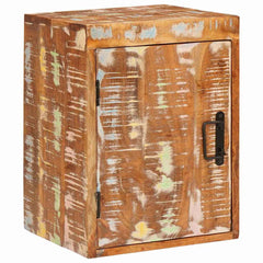 vidaXL Bedside Table Brown 35 x 33 x 48 cm Solid Reclaim wood 2
