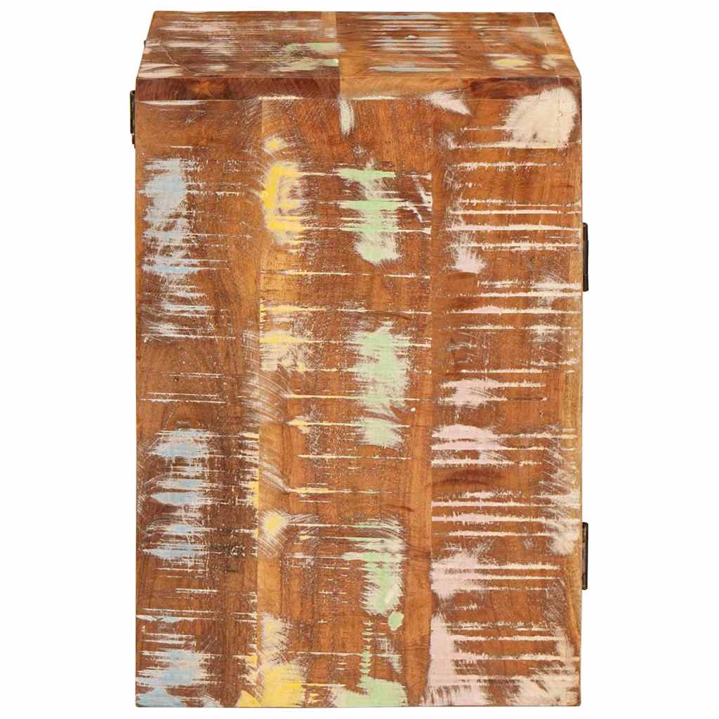vidaXL Bedside Table Brown 35 x 33 x 48 cm Solid Reclaim wood 6