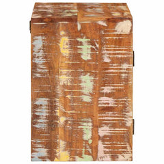 vidaXL Bedside Table Brown 35 x 33 x 48 cm Solid Reclaim wood 6