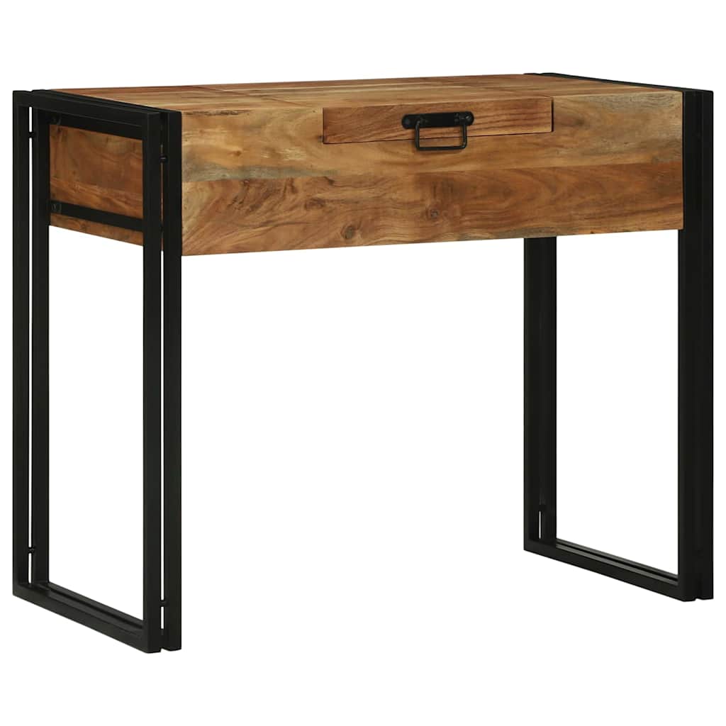 vidaXL Bedroom Dressing Tables Brown 90 x 50 x 75 cm Solid Acacia wood 4