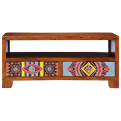 vidaXL Coffee Table 90x50x40 cm Solid Wood Acacia 2