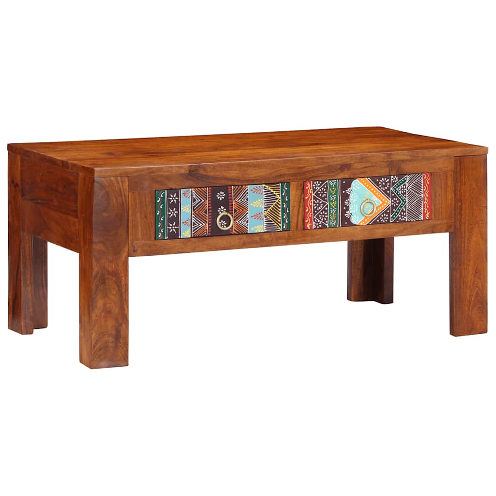 vidaXL Coffee Table 90x50x40 cm Solid Wood Acacia 1