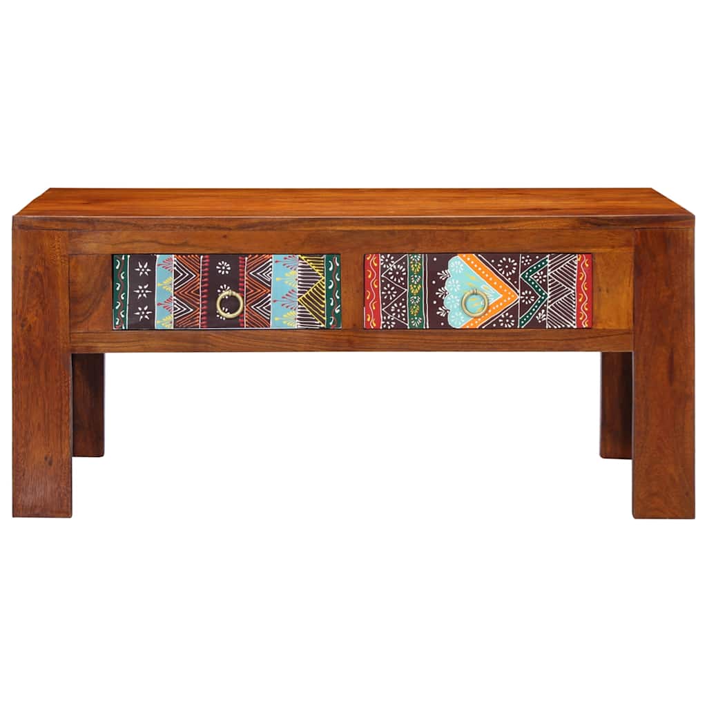 vidaXL Coffee Table 90x50x40 cm Solid Wood Acacia 2