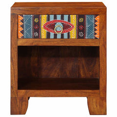 vidaXL Bedside Cabinet 40x35x45 cm Solid Wood Acacia 2
