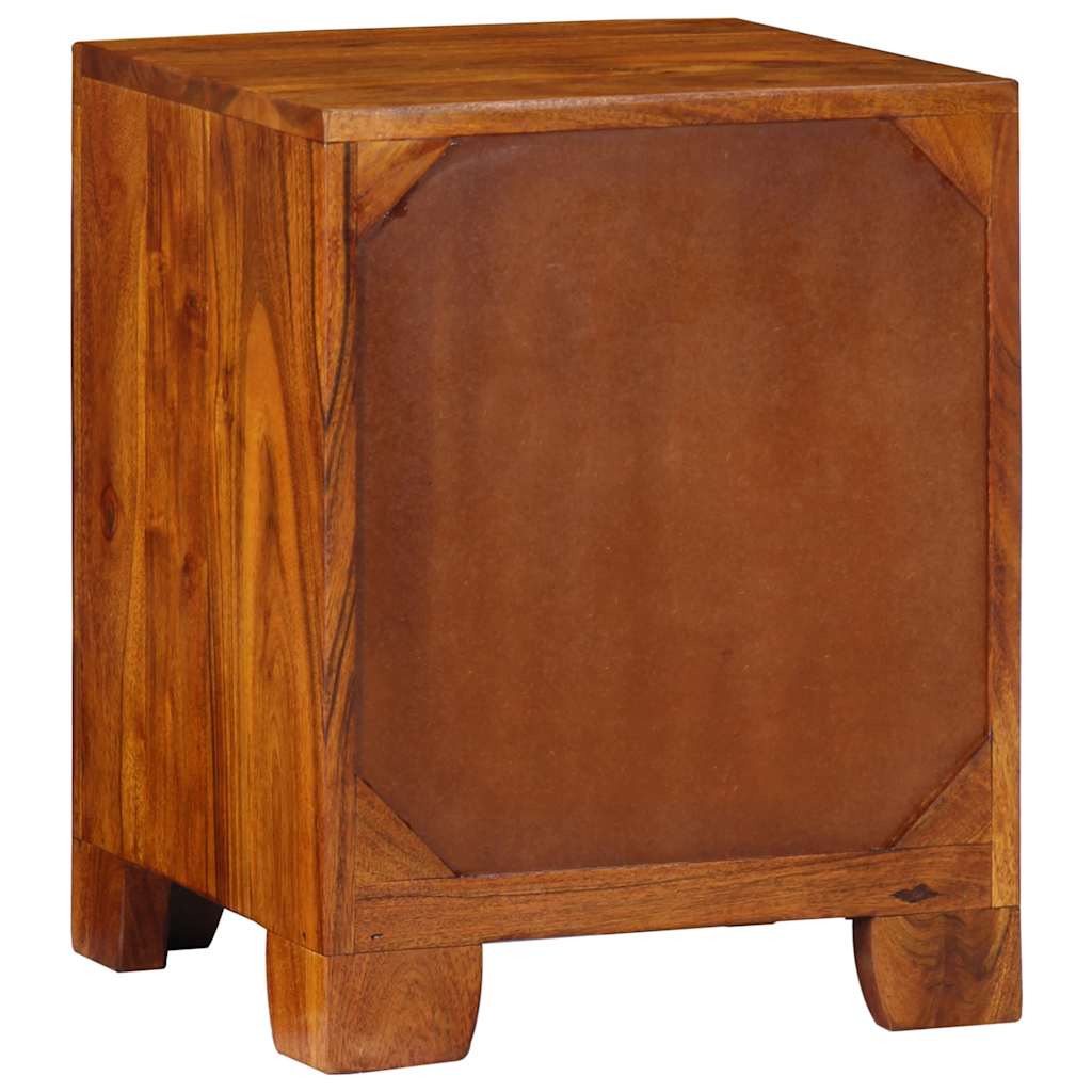 vidaXL Bedside Cabinet 35x35x45 cm Solid Wood Acacia 4