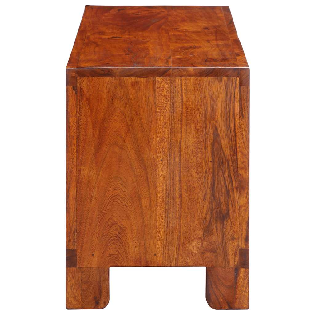 TV Cabinet Multicolour 110x30x40 Solid Wood Acacia, image 6