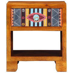 vidaXL Sideboard Multicolour 40 x 35 x 45 cm Solid acacia wood 4