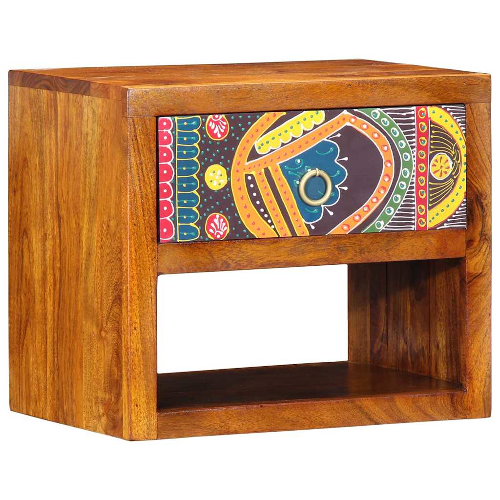 vidaXL Bedside Cabinet 2 pcs Brown 40 x 35 x 35 cm Solid Acacia Wood 2