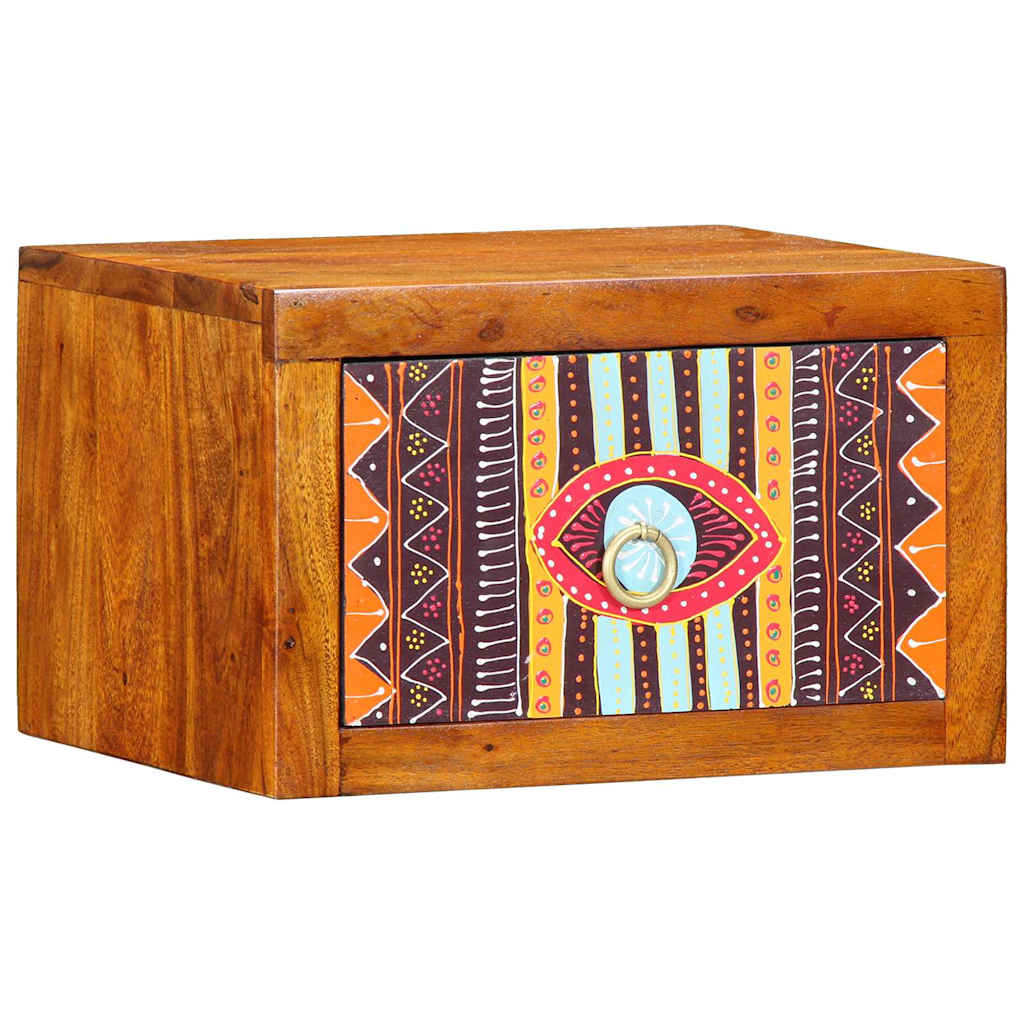 vidaXL Bedside Cabinet Brown 35 x 30 x 22 cm 1