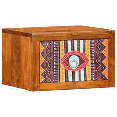 vidaXL Bedside Cabinet Brown 35 x 30 x 22 cm 2