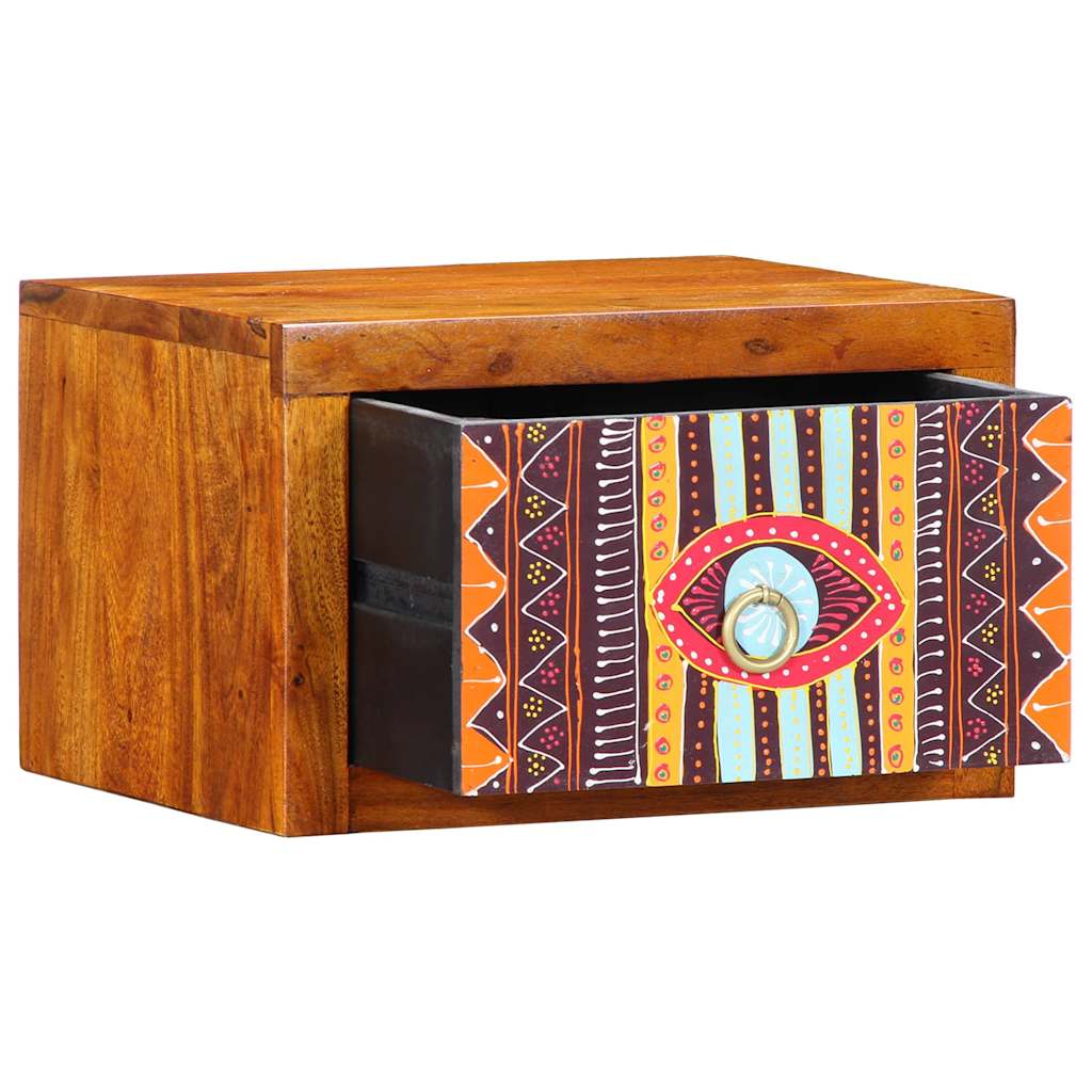 vidaXL Bedside Cabinet Brown 35 x 30 x 22 cm 4