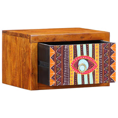 vidaXL Bedside Cabinet Brown 35 x 30 x 22 cm 4
