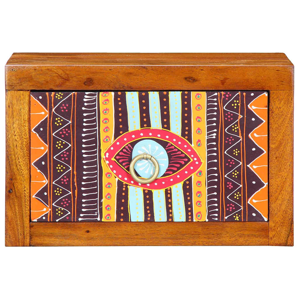 vidaXL Bedside Cabinet Brown 35 x 30 x 22 cm 5