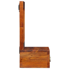 vidaXL Wall Cabinet Brown 40 x 20 x 50 cm Solid Acacia Wood 5