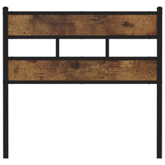 vidaXL Replace Headboard Smoked Oak 75 cm Iron and Engineered Wood 3