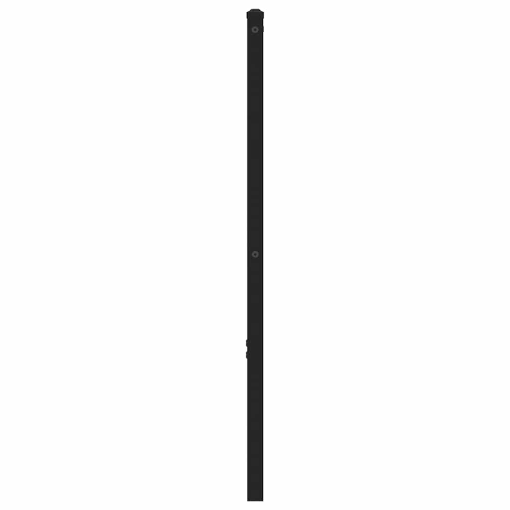 vidaXL Replace Headboard Smoked Oak 180 cm Iron and Engineered Wood 4