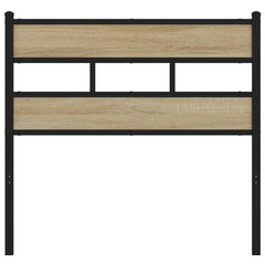 vidaXL Replace Headboard Sonoma Oak 80 cm Iron and Engineered Wood 3