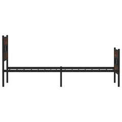 vidaXL Bed Frame without Mattress with Headboard and Footboard 75x190 cm Small Single 5