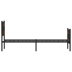 vidaXL Bed Frame without Mattress with Headboard and Footboard 80x200 cm 5