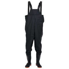 vidaXL Chest Waders with Boots Black Size 40 2
