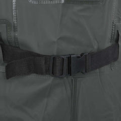 vidaXL Chest Waders with Boots and Belt Dark Green Size 39 6