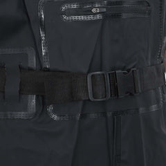 vidaXL Chest Waders with Boots and Belt Black Size 40 6
