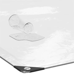 vidaXL Clear Tarpaulin with Eyelets 5x8 m Polyethylene 4
