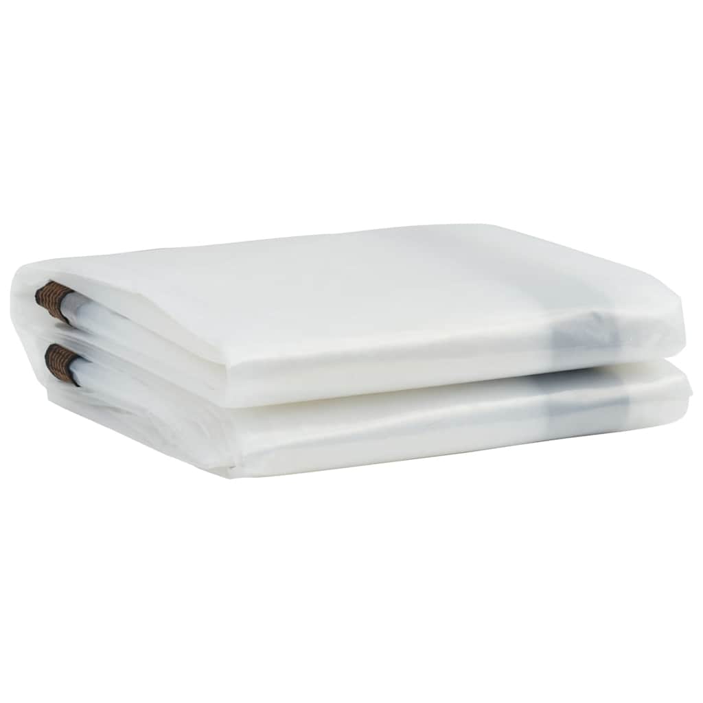 vidaXL Clear Tarpaulin with Eyelets 3x12 m Polyethylene 3