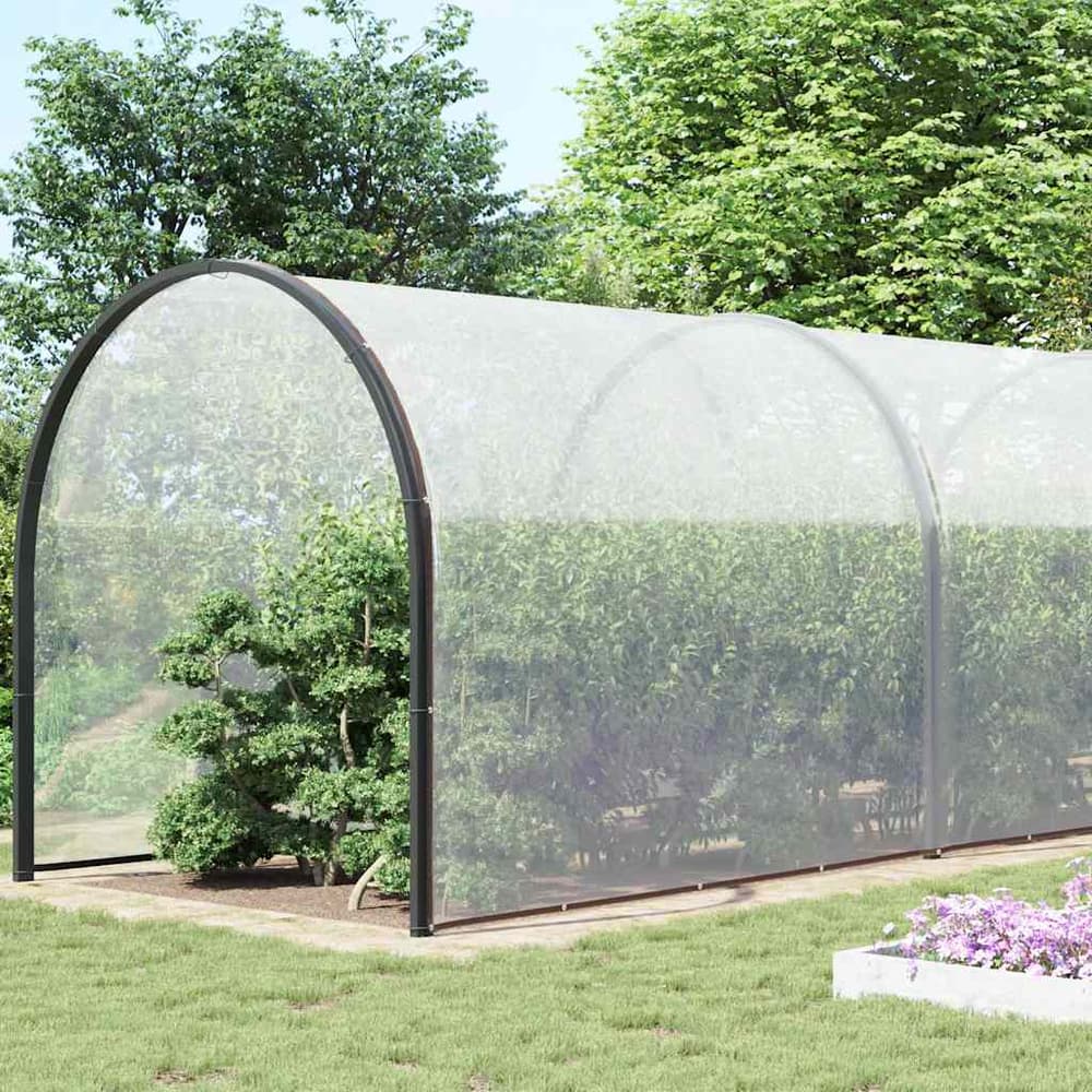 Clear Tarpaulin with Eyelets Polyethylene Width 10 m 10 m