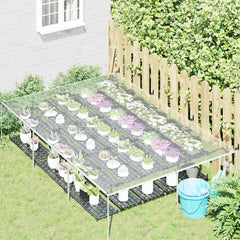 vidaXL Clear Tarpaulin with Eyelets 2x3 m PVC 3