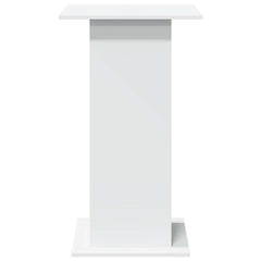 vidaXL Bar Table | White | Engineered Wood | Tall | Bar Table | Square | Modern 5