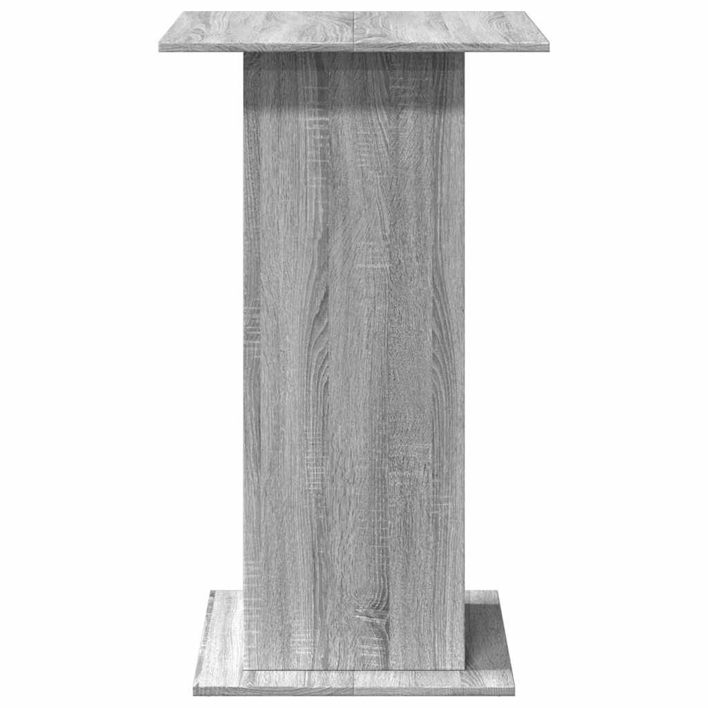 vidaXL Bar Table with Storage Grey Sonoma 60x60x102 cm Engineered Wood 5