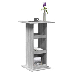 vidaXL Bar Table with Storage Grey Sonoma 60x60x102 cm Engineered Wood 1