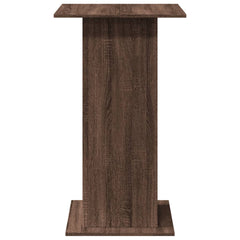 vidaXL Bar Table with Storage Brown Oak 60x60x102 cm Engineered Wood 5
