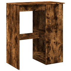 vidaXL Bar Table with Racks Smoked Oak 90x47.5x103.5 cm Engineered Wood 6