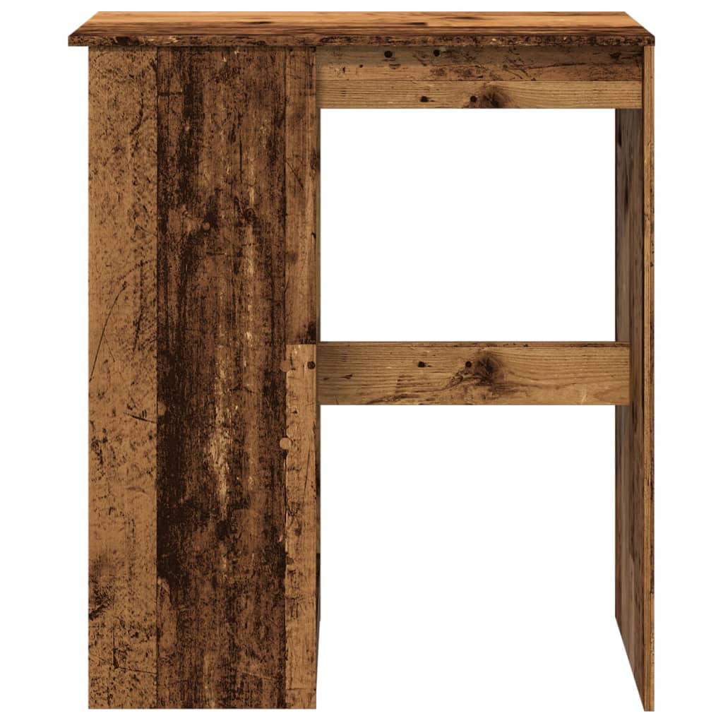 vidaXL Bar Table with Racks Old Wood 90x47.5x103.5 cm Engineered Wood 4